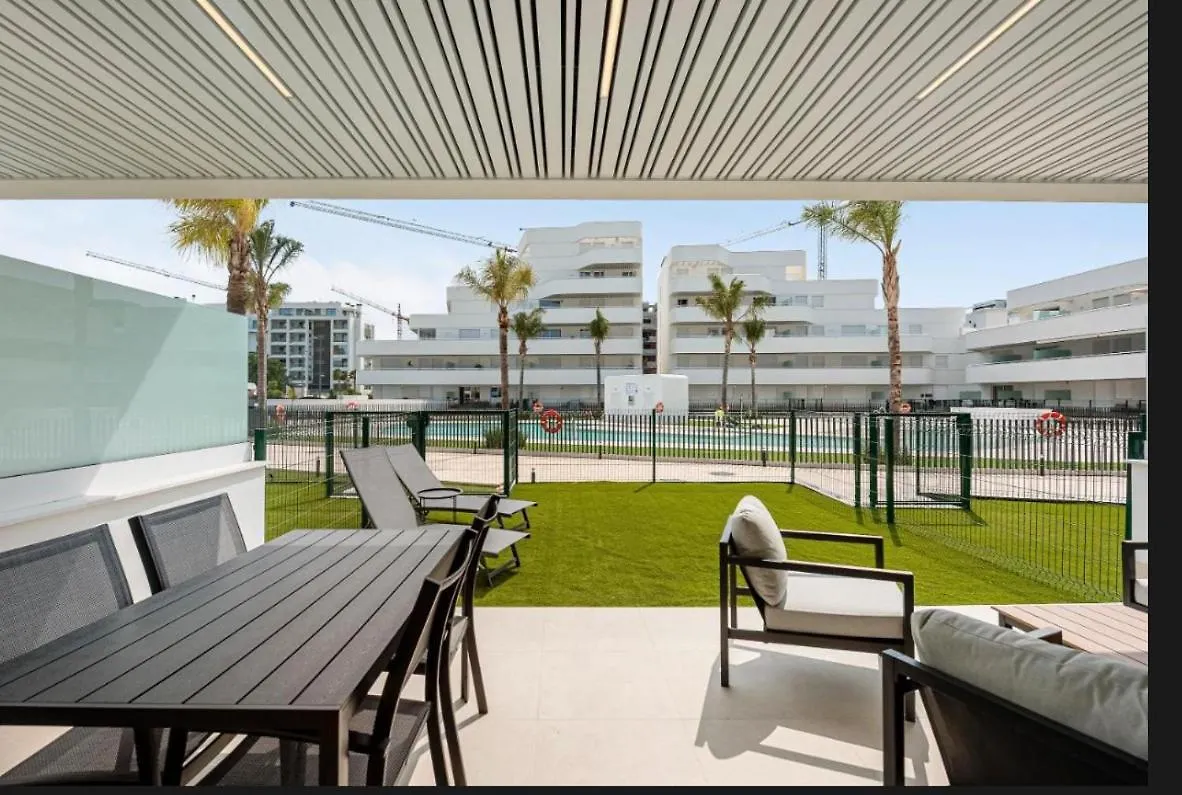 Apartman Horus Beach Paradise- Piscina Y Gran Terraza Con Jardin Torre del Mar Spanyolország